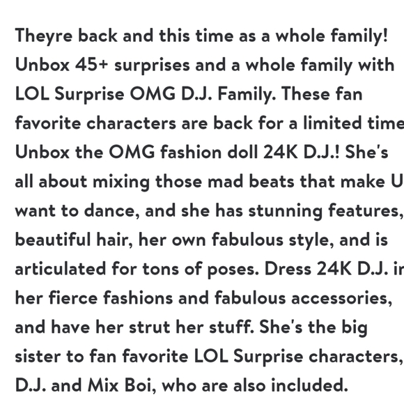 NEW Lol Surprise OMG 24K DJ Family 45+ surprises - Picture 5 of 8